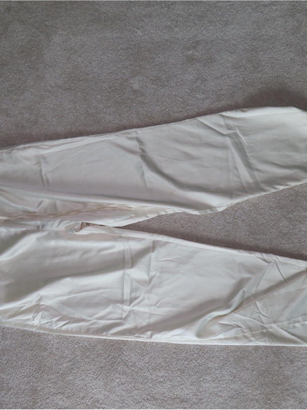 Amazon Women's Straight Leg Pants in Cream